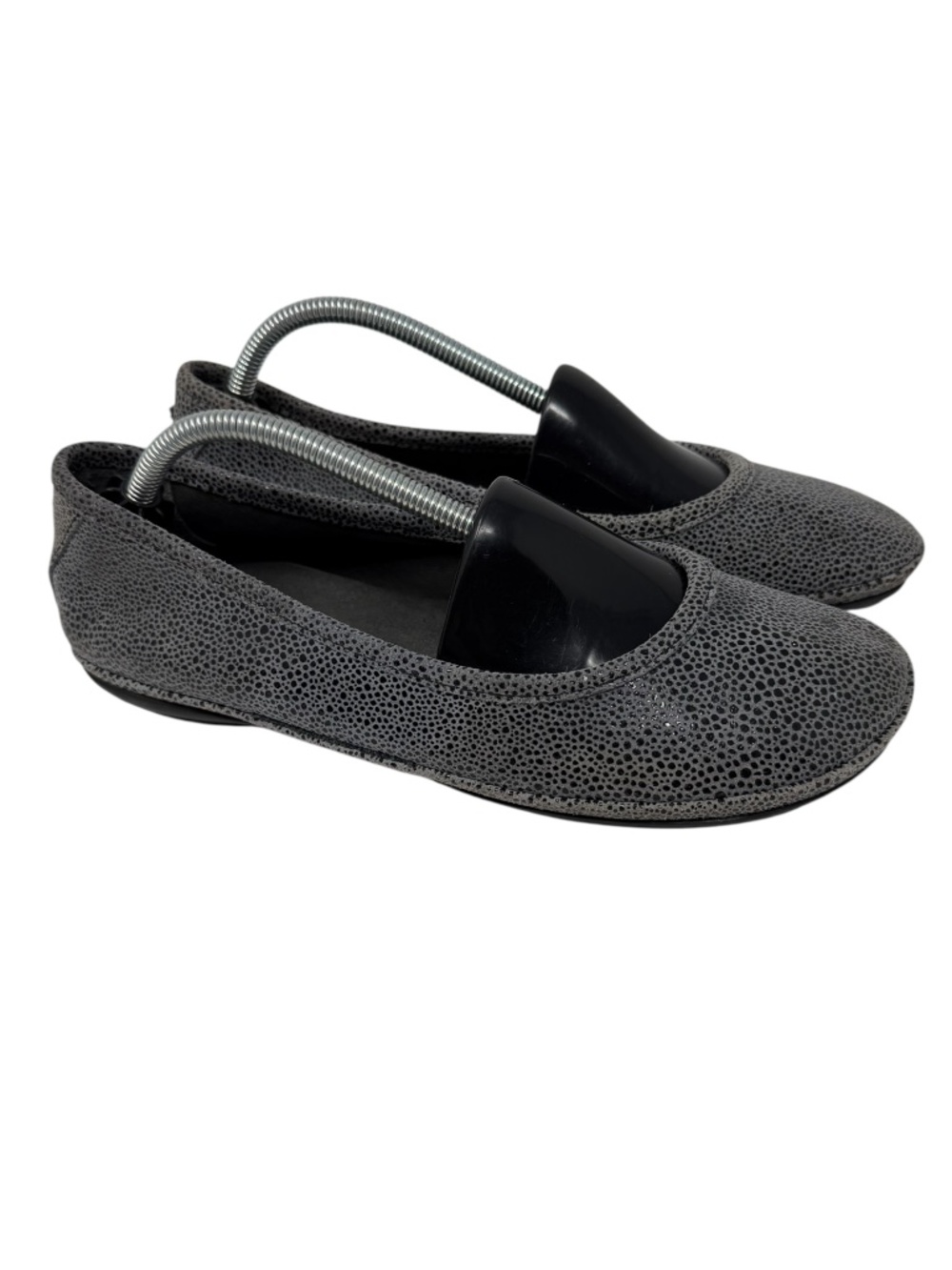 Camper Right Nina Speckled Leather Ballet Flats